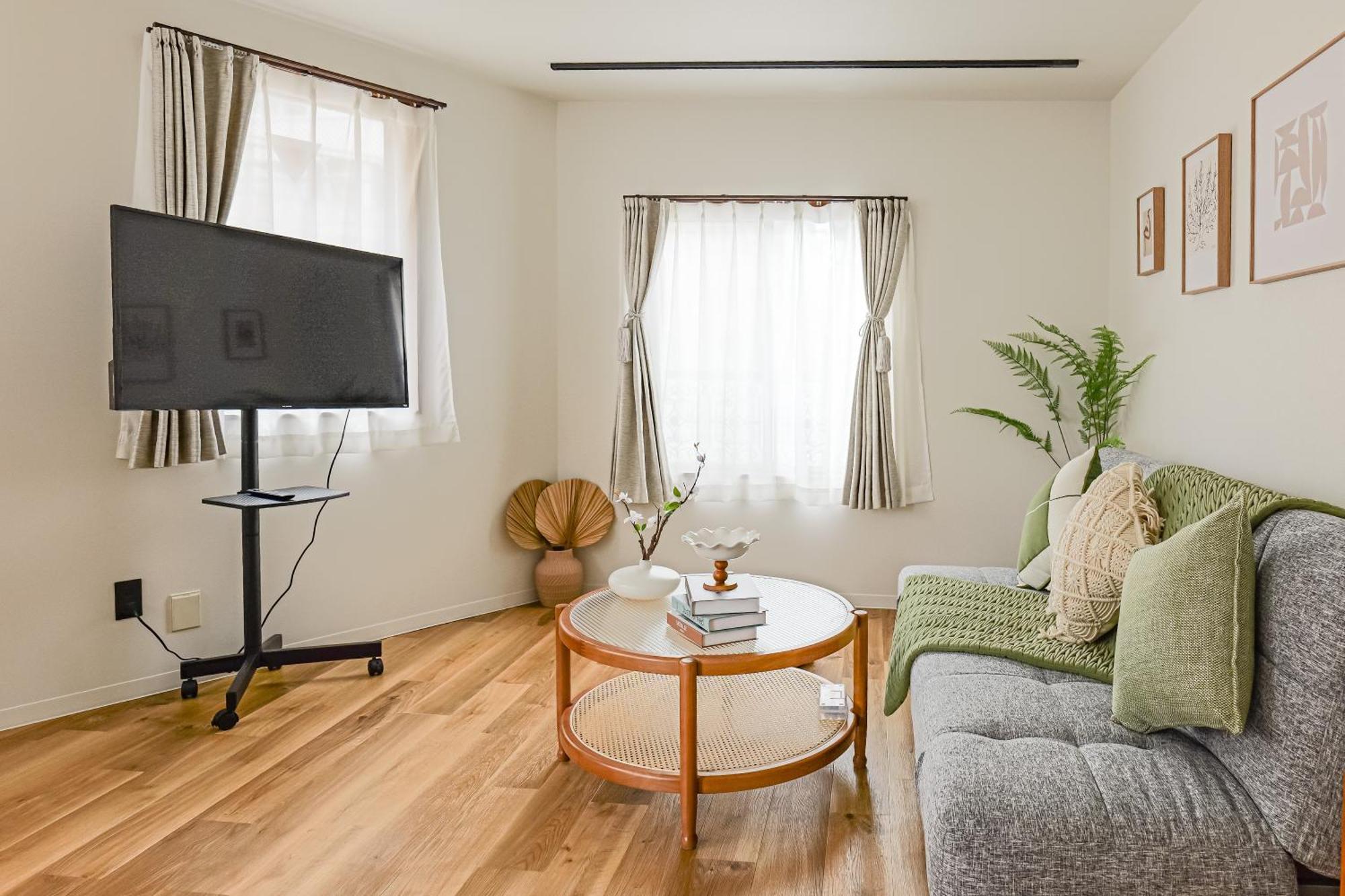 Apartment 桜の川14/five Minutes' Walk From Sensoji Temple And Kaminarimon Gate,tv,two-storey *