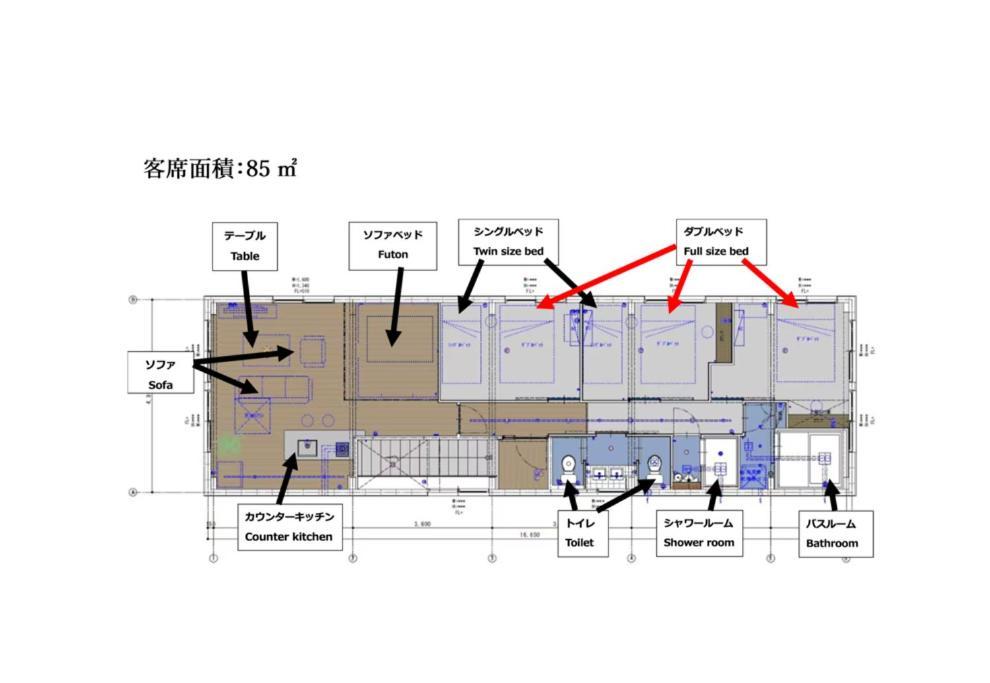 Apartment Rakuna 遊 Kinshicho