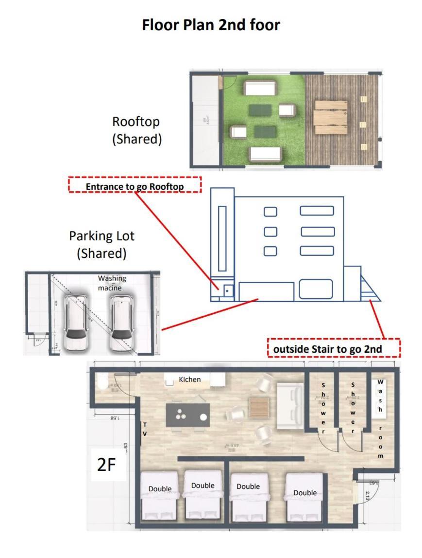 【5/24new Open】浅草徒歩3分/max9名/無料駐車場/渋谷直通 Apartment *
