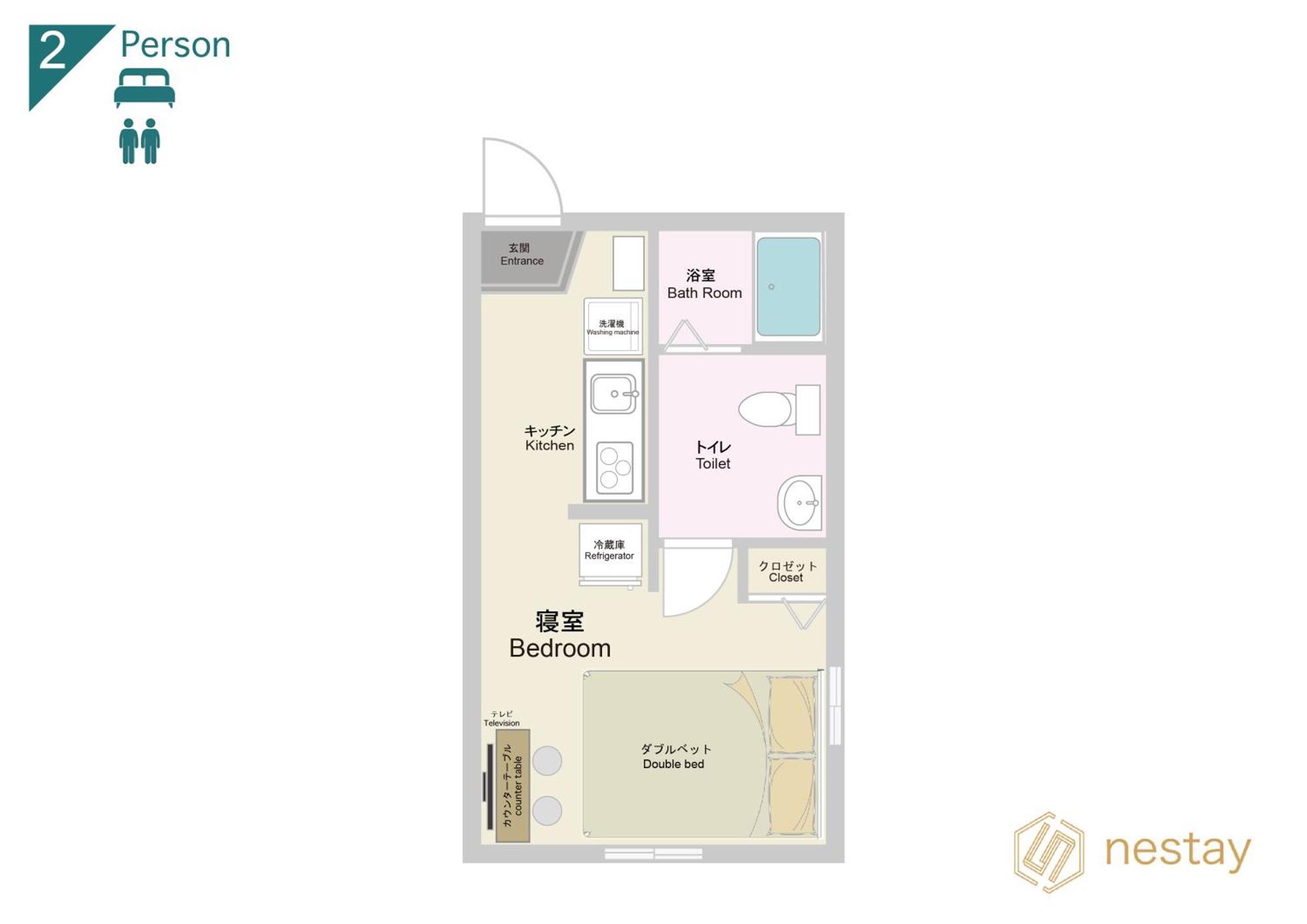 Apartment Nestay Waseda Tokyo