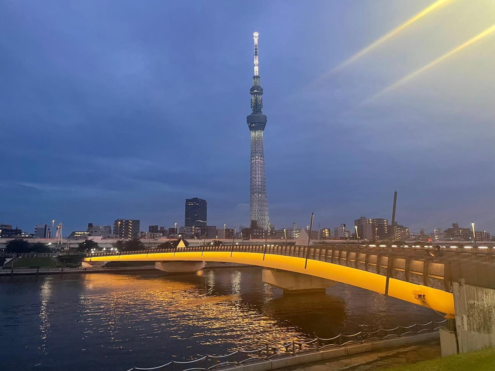 Calum Asakusa Imado Tokyoカルム浅草今戸ツインルーム新築民泊東京浅草隅田川今戸神社近くスカイツリー見えるコンビニコインランドリー近くある浅草駅まで徒歩圏内アクセス便利成田空港羽田空港銀座渋谷東京駅直通 Apartment
