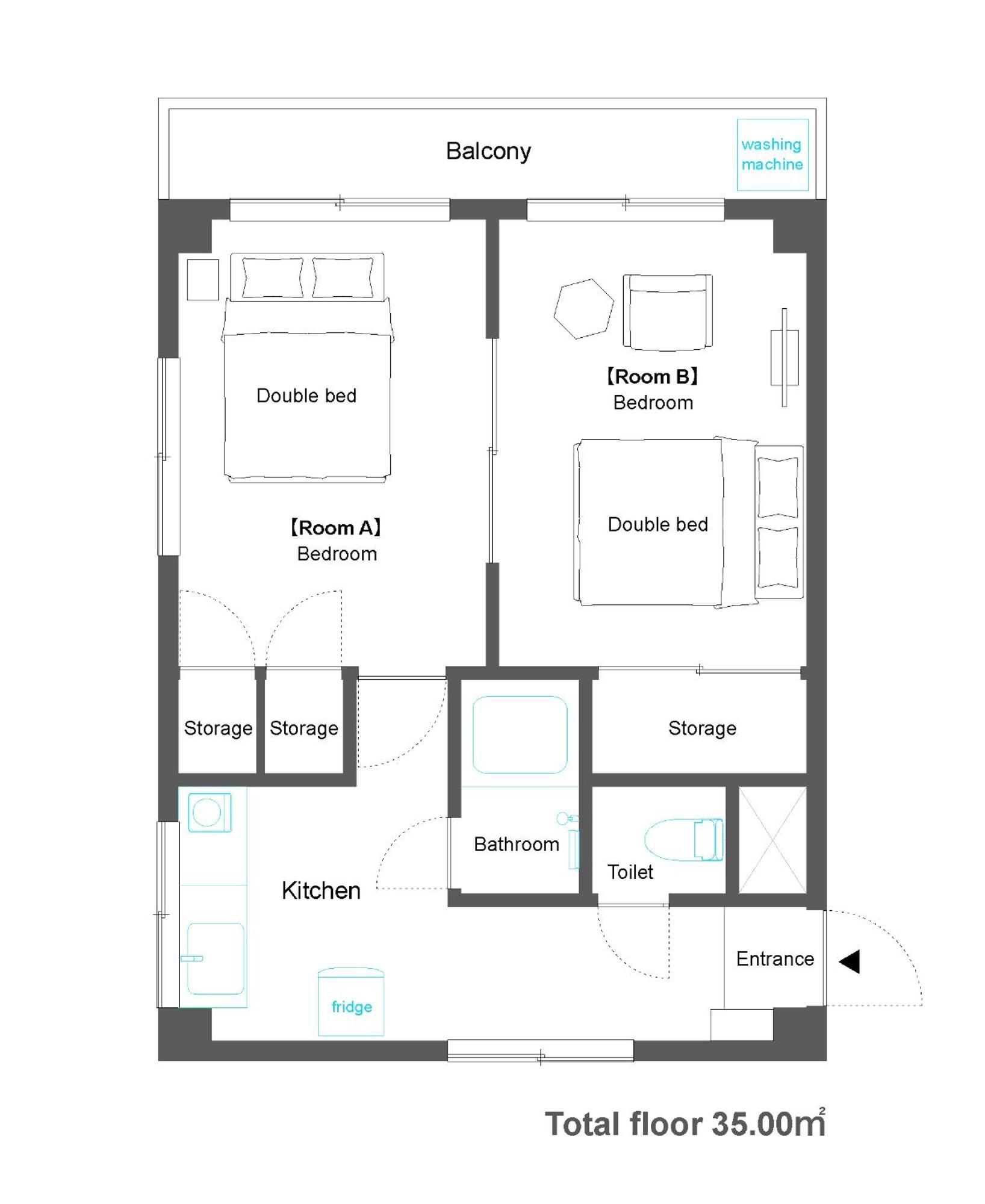 Apartment Lucky Horikiri - ラッキー堀切 *