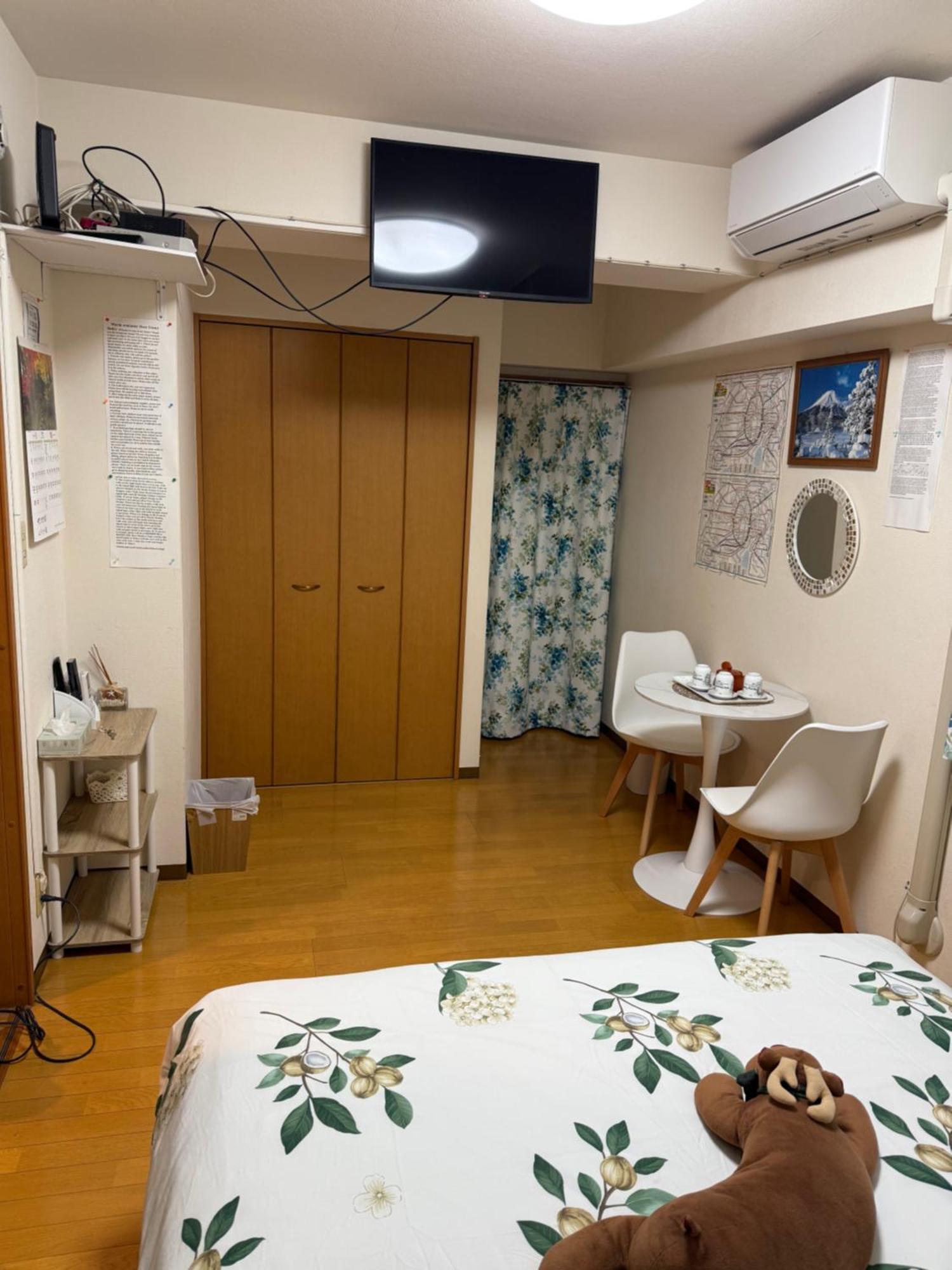 都心の家30 Square Meter King Size Bed With Stepping Rice Apartment