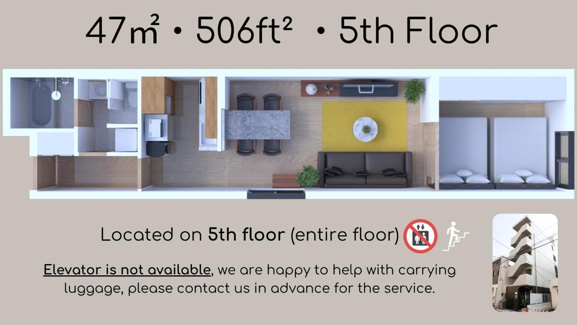 Apartment Seirai Asakusa Vacation - 3 Minutes From Station *