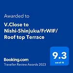 V.Close To Nishi-Shinjuku/Frwif/ Roof Top Terrace