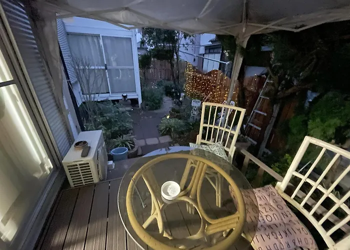 Tatami Room & Living Room Equipped With Multinational Tv And Fire, Bbq Corner In Tokyo Downtown House