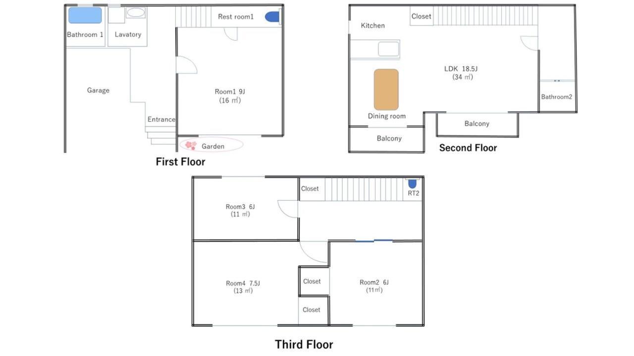 Family House 龍 New Open Villa