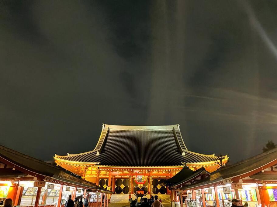 浅草寺3分｜浅草寺駅6分｜畳寝室｜最大2~6人｜ベランダスカイツリー！空港直通！ *