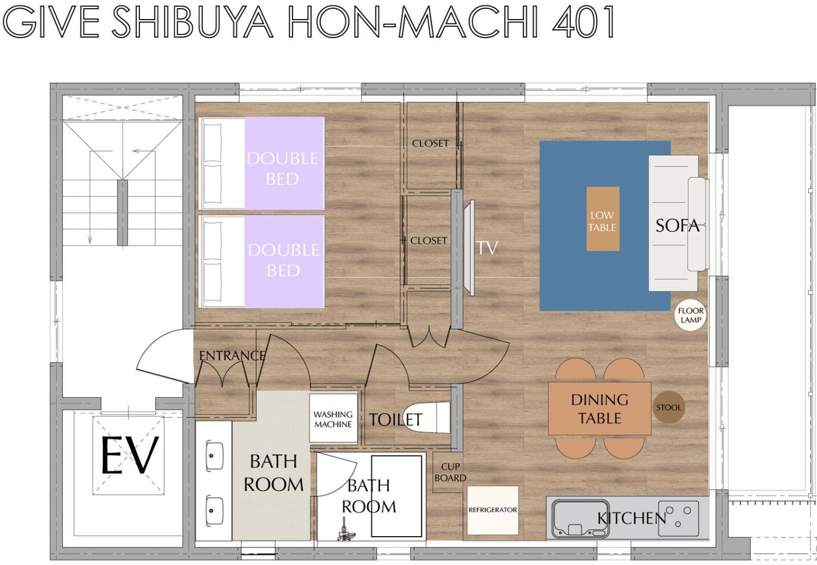 Apartment Give Shibuya Honmachi Tokyo