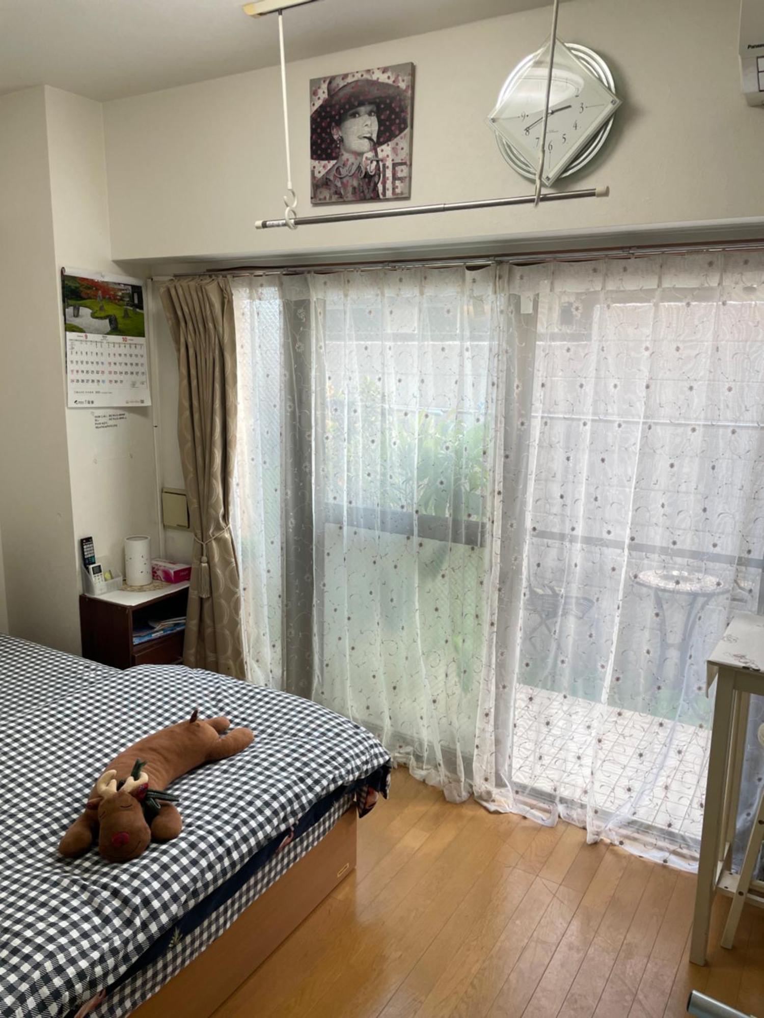 桜宿28 Square Meter King Size Bed With Sofa Bed, Garden Apartment Tokyo