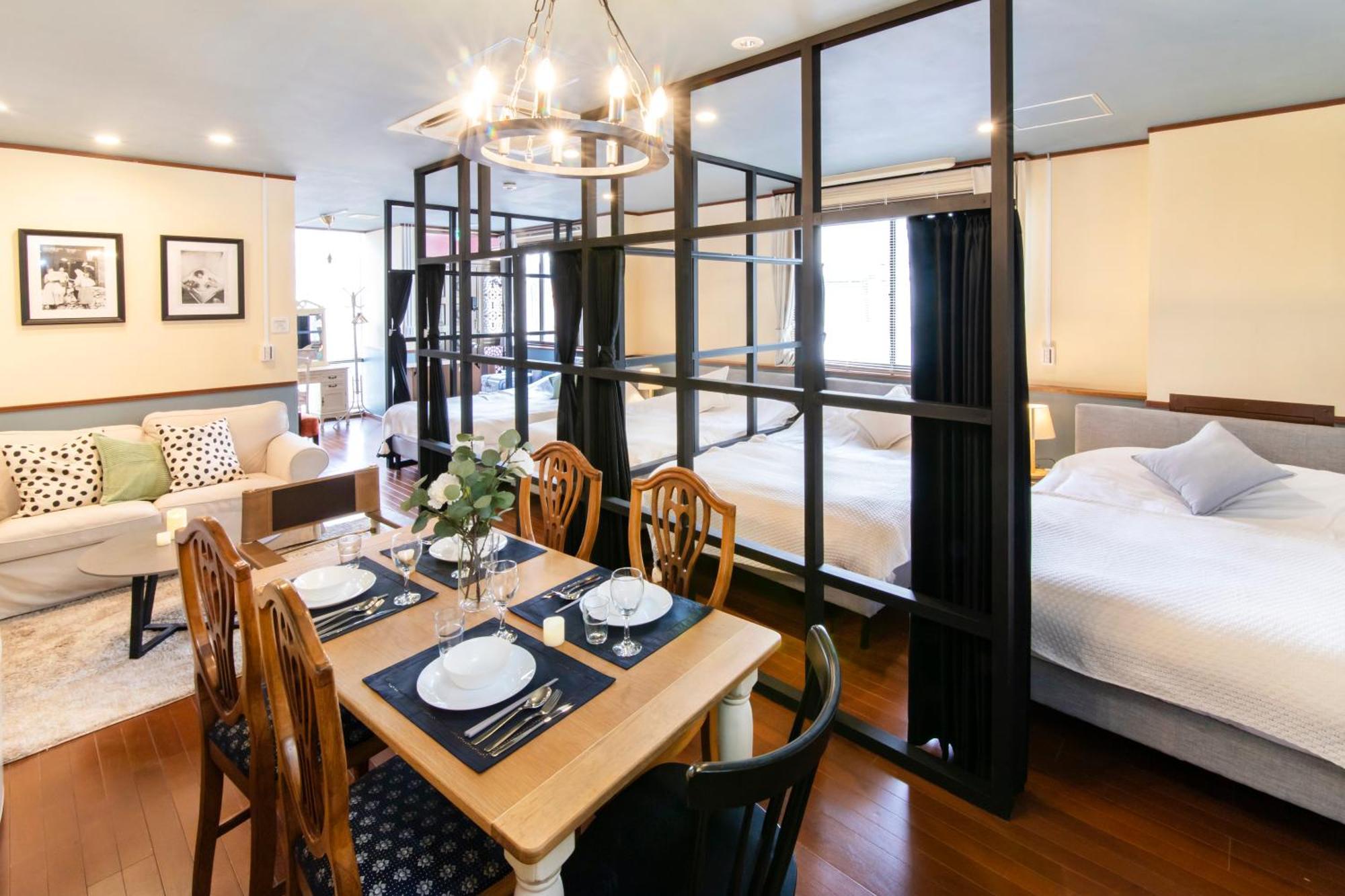 Apartment 【5/24new Open】浅草徒歩3分/max9名/無料駐車場/渋谷直通