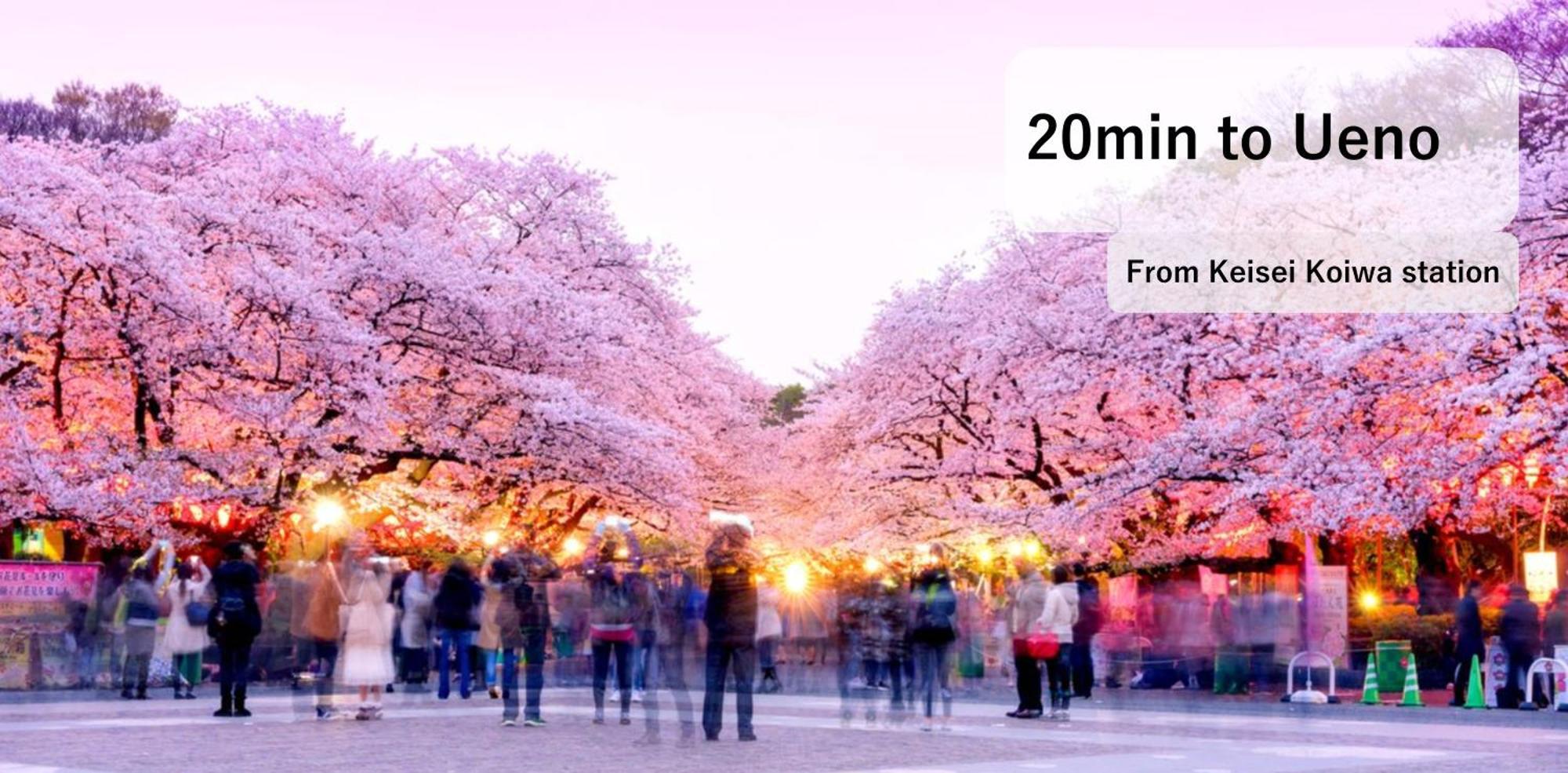 Asahistay -koiwa, Free Parking O, Whole Family House, Japanese Garden Taste Apartment