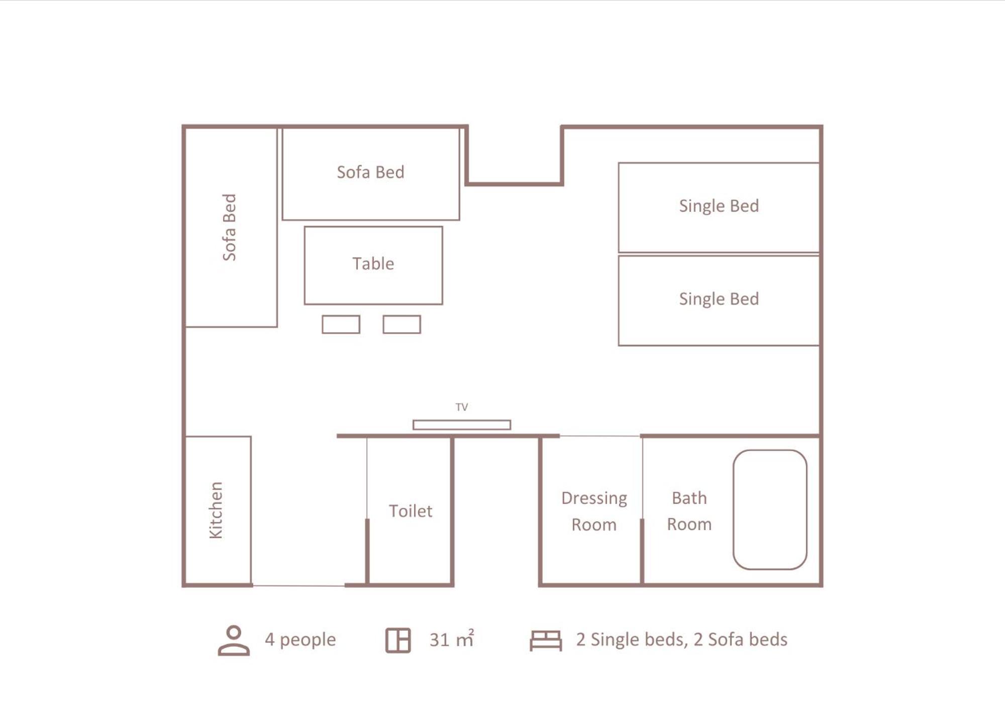 Minn Kasai Aparthotel Tokyo