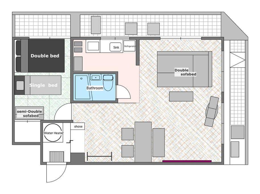 Shinjuku 3 Min Walk From Station #projector #oh2 Apartment