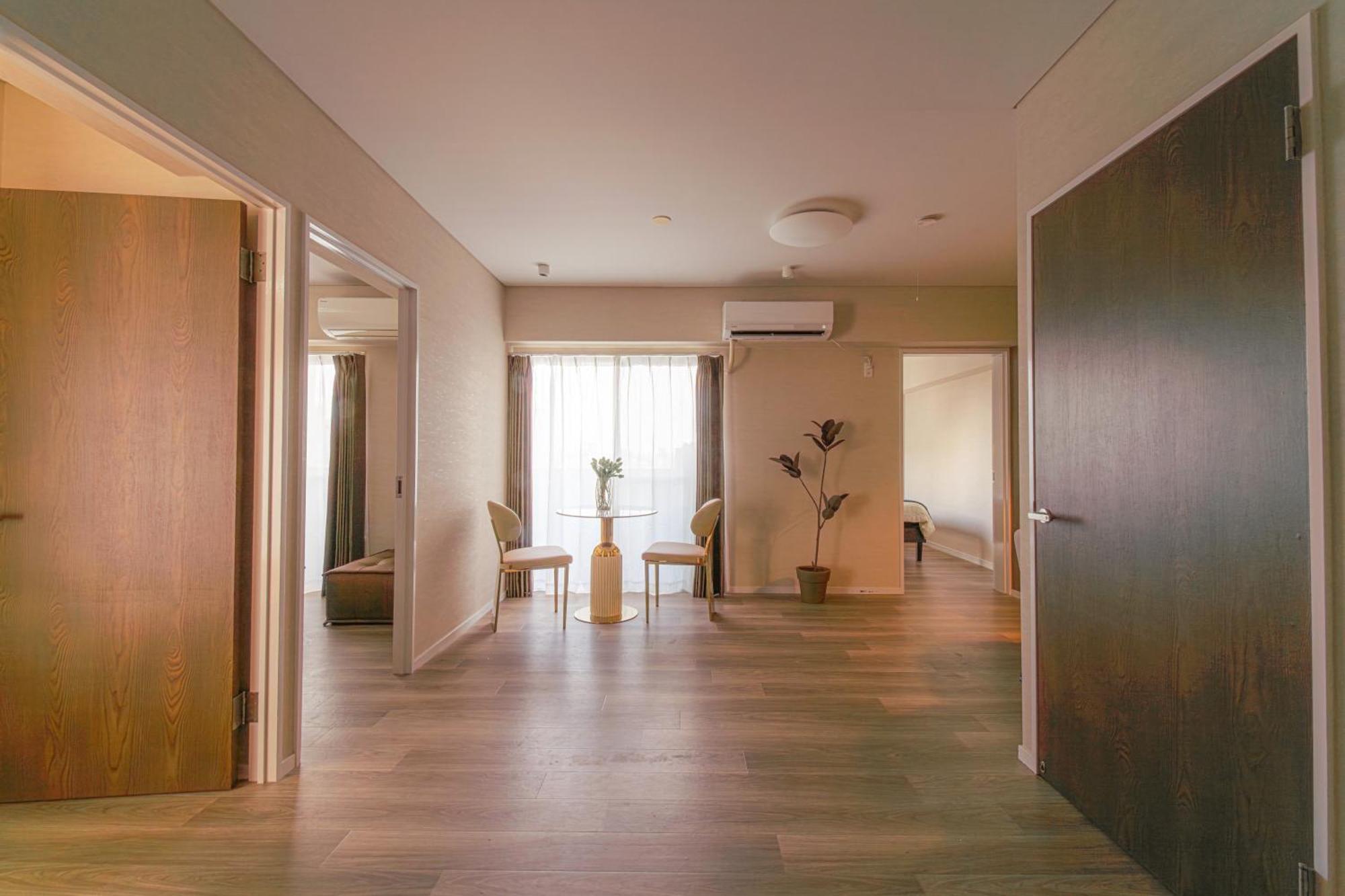 Z7全新装修套房3室2厅 新宿2站4分钟,max 8p-spacious,3rooms Near Shinjuku Apartment