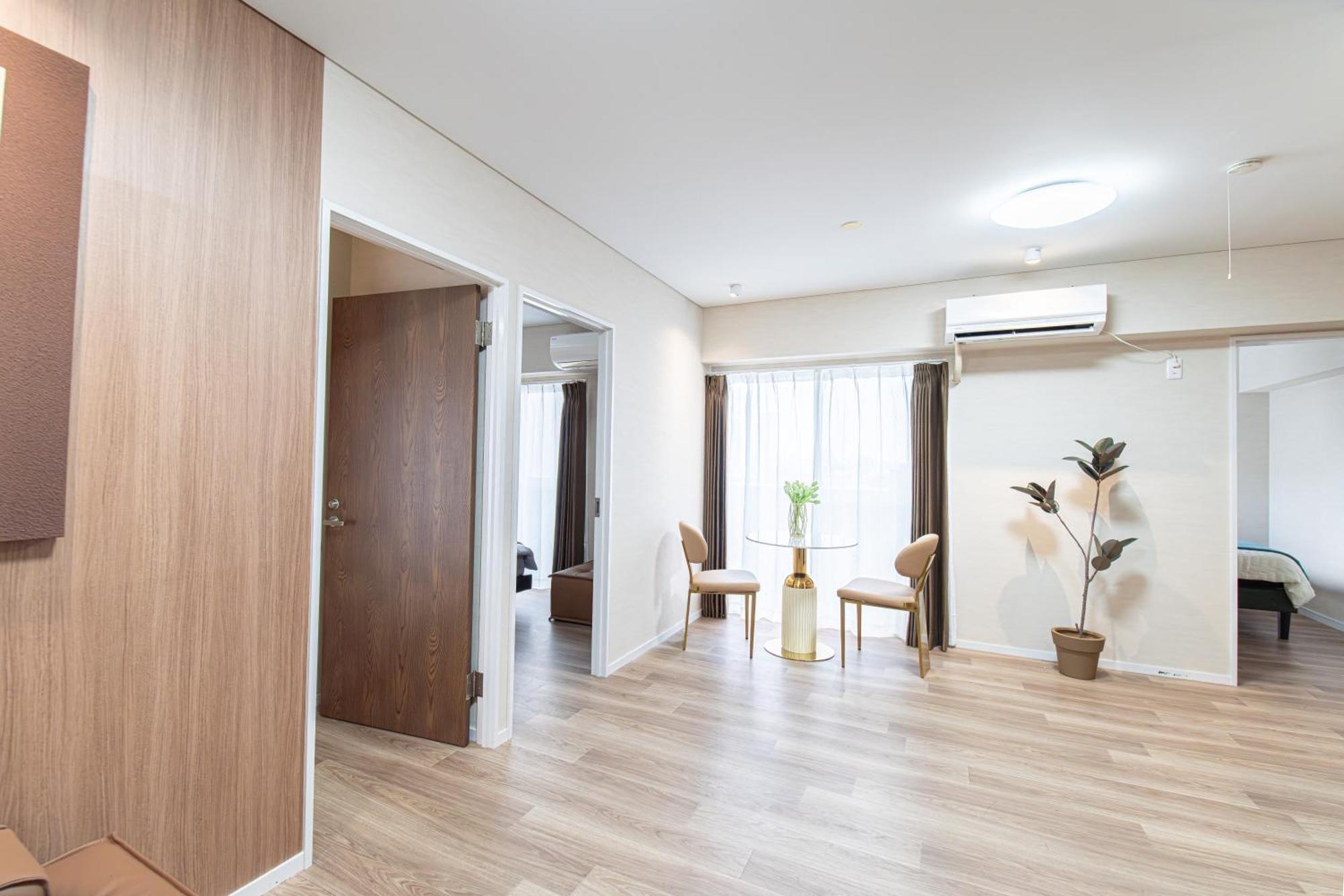 Z7全新装修套房3室2厅 新宿2站4分钟,max 8p-spacious,3rooms Near Shinjuku Tokyo