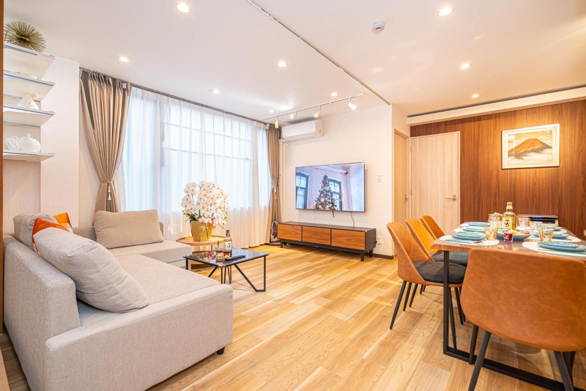 Asakusa,ginza,ueno,skytree,stn&conv 1min ,family Suite,45 Mins To Airport,kiyoka 清禾