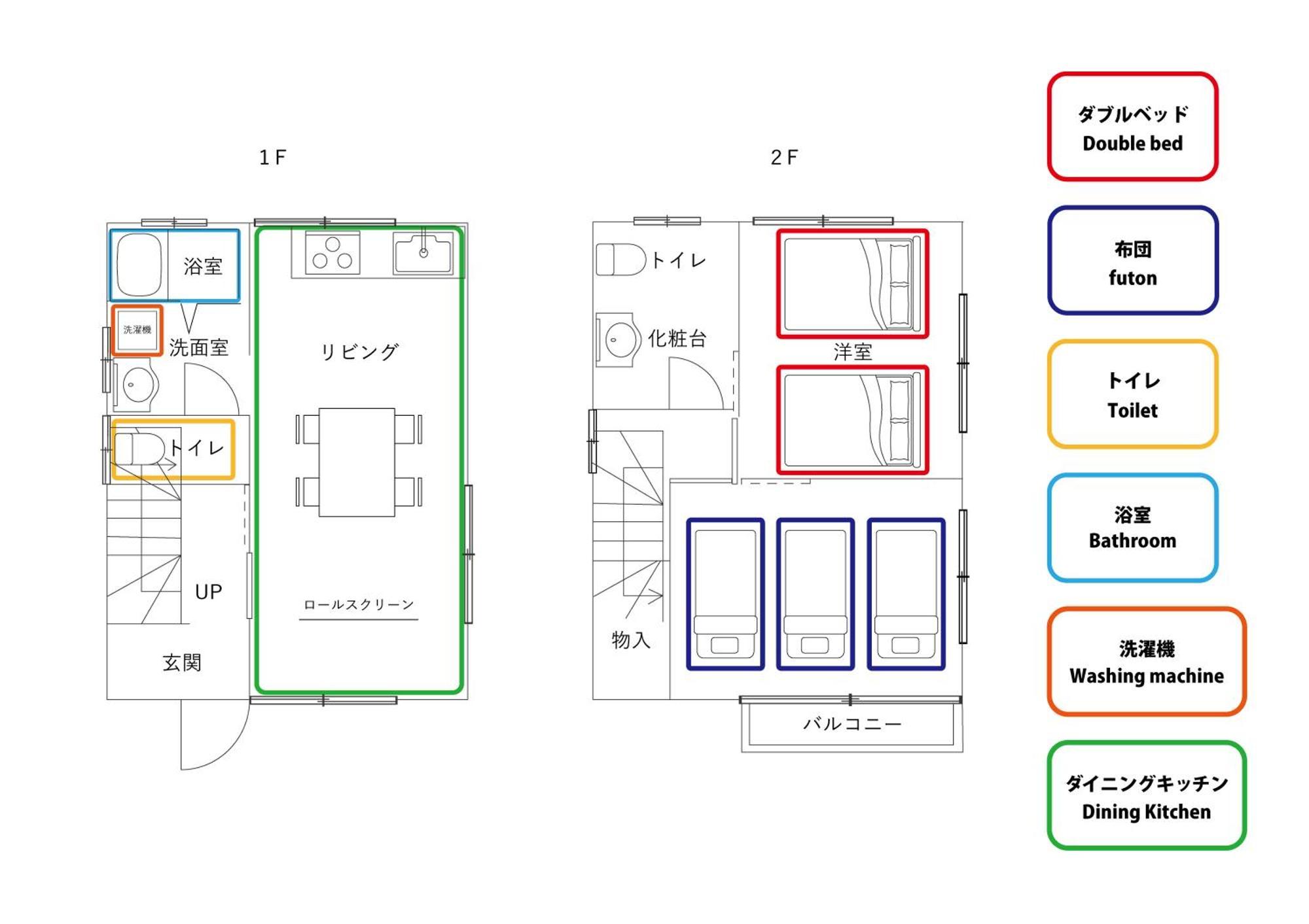 最大7名宿泊可能。代田橋駅徒歩5分。wonderful Staytokyo Apartment