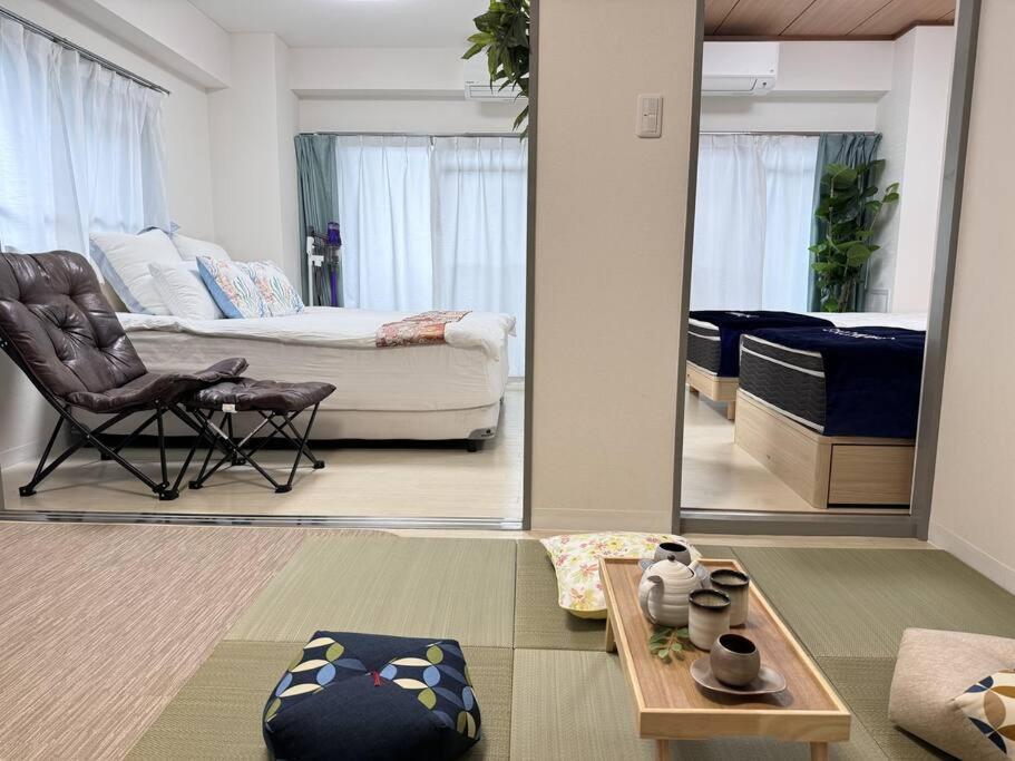 Apartment 元桜上野浅草高級民泊最大8人駅6分高級ブランドベッド家庭映画館無料自転車