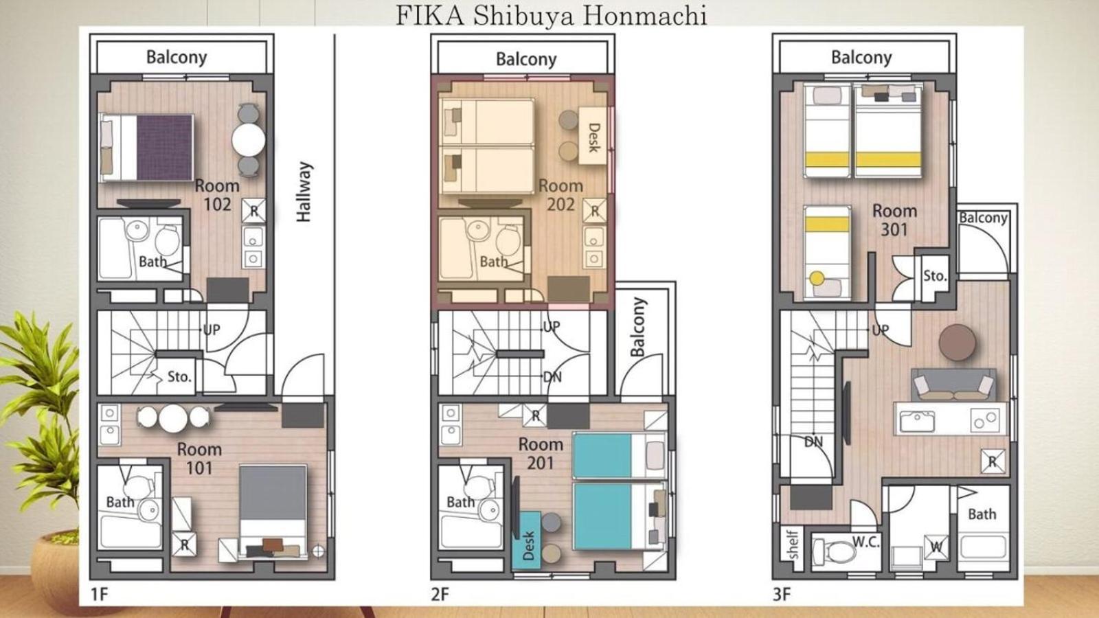 Fika Shibuya Honmachi 202 Tokyo