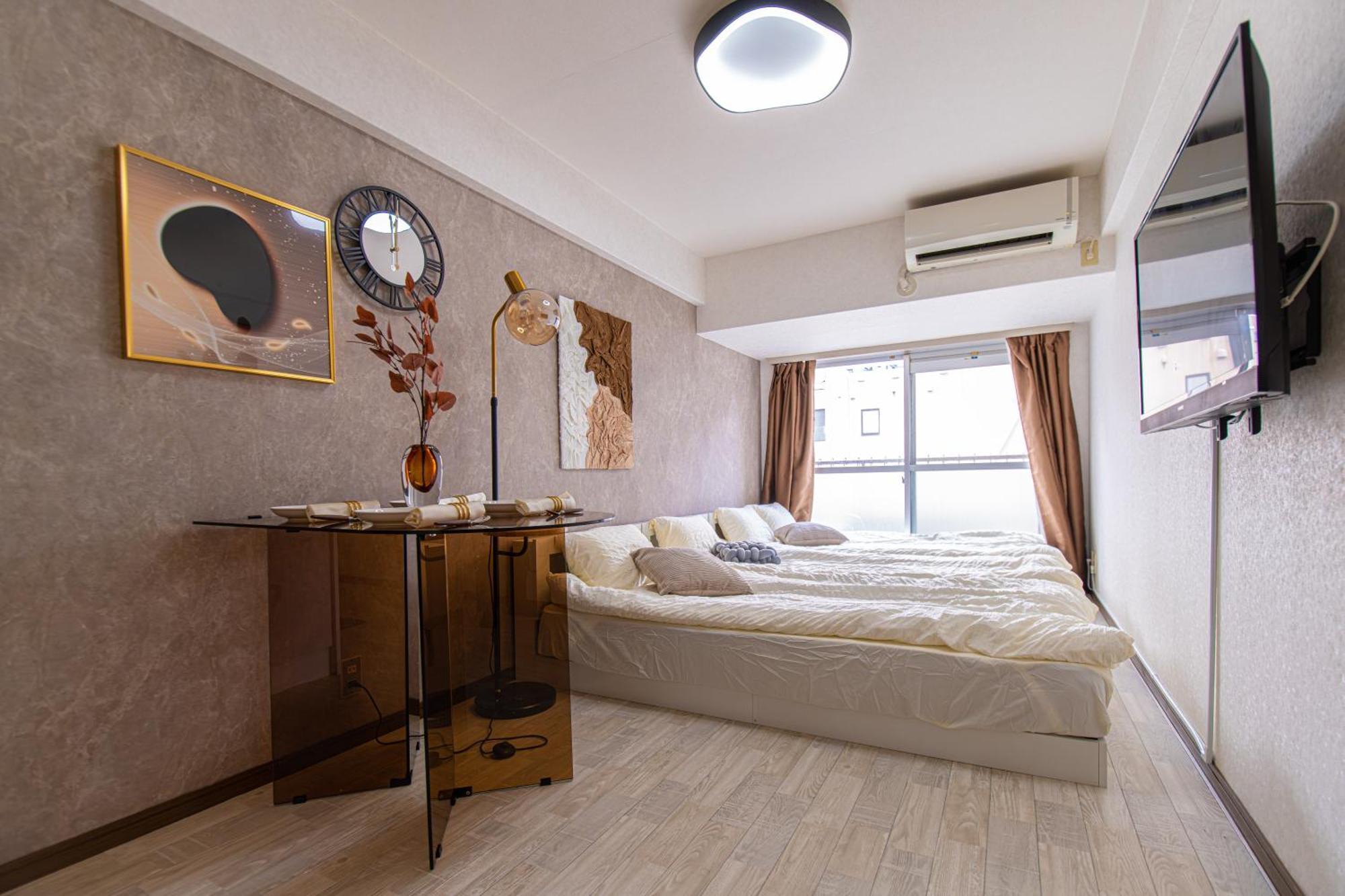 Aparthotel G59a新宿最中心 東新宿站5分-shinjuku Center 5 Mins To Station, Max 3 直达新宿 涉谷 表参道 池袋 上野 代代木 银座 原宿 *