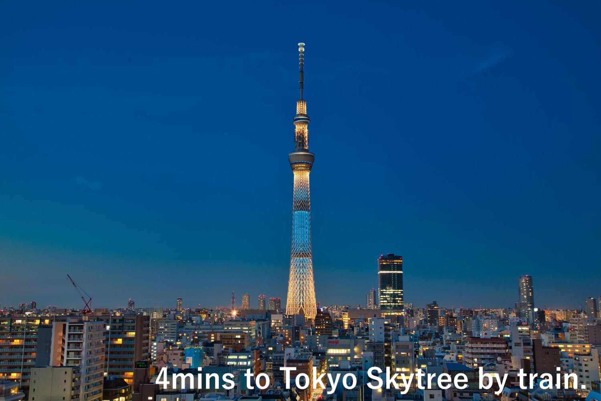 Apartment 東京スカイツリー眺望 一棟貸切 駅徒歩50秒 浅草8分 スカイツリー4分 銀座20分 *