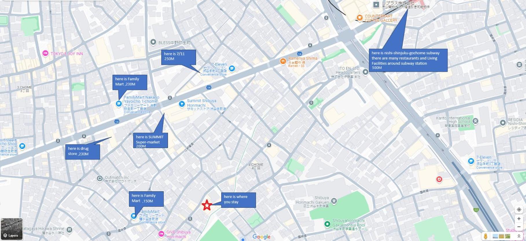 新宿圏, Hall, Shinjyuku Gyoenに近い Apartment Tokyo