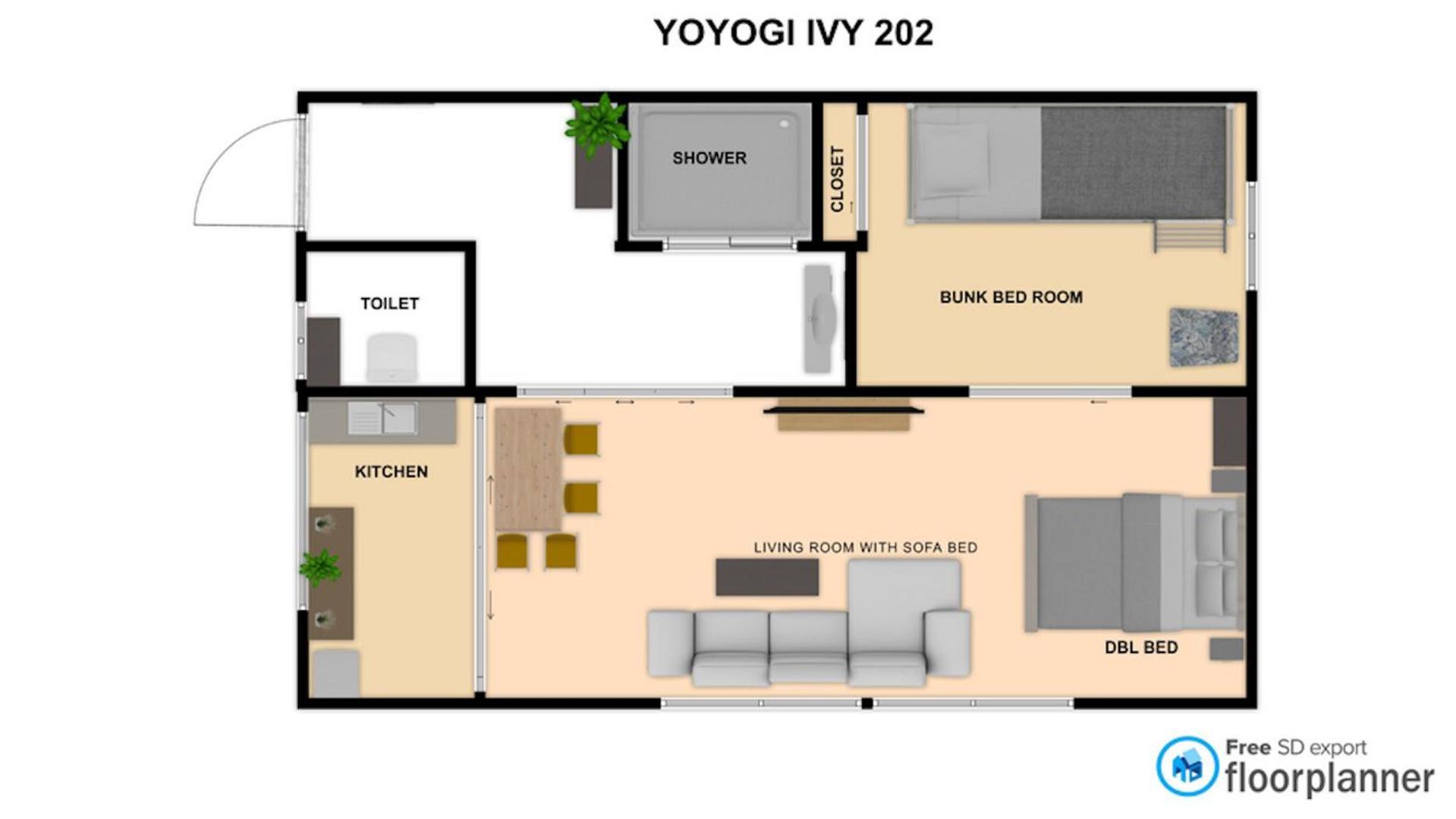 The Ivy Apartments, Location, Yoyogi!! * Tokyo