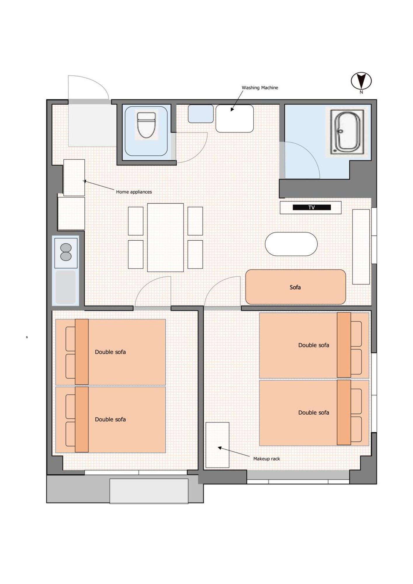 Apartment V Close To Shinjuku Kabukicho Korean Town Frwifi F *