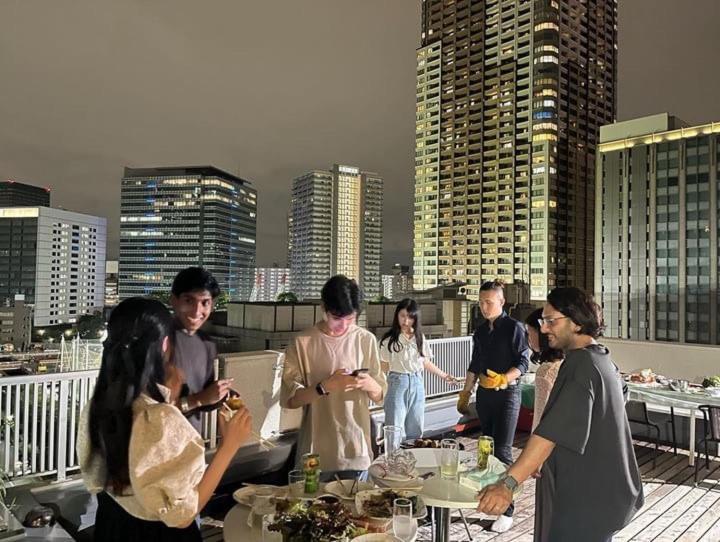 Apartment 品川東五反田駅徒歩5分の最上階バルコニー付き贅沢体験 *