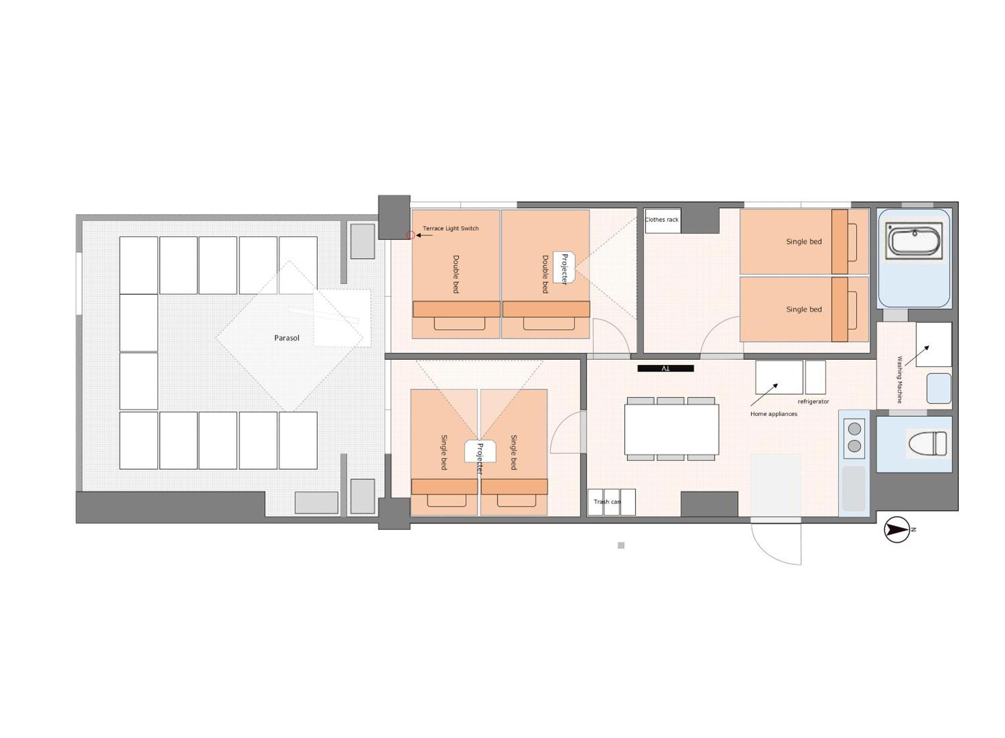 V.close To Shinjuku Kabukicho/korean Town/frwifi D Apartment