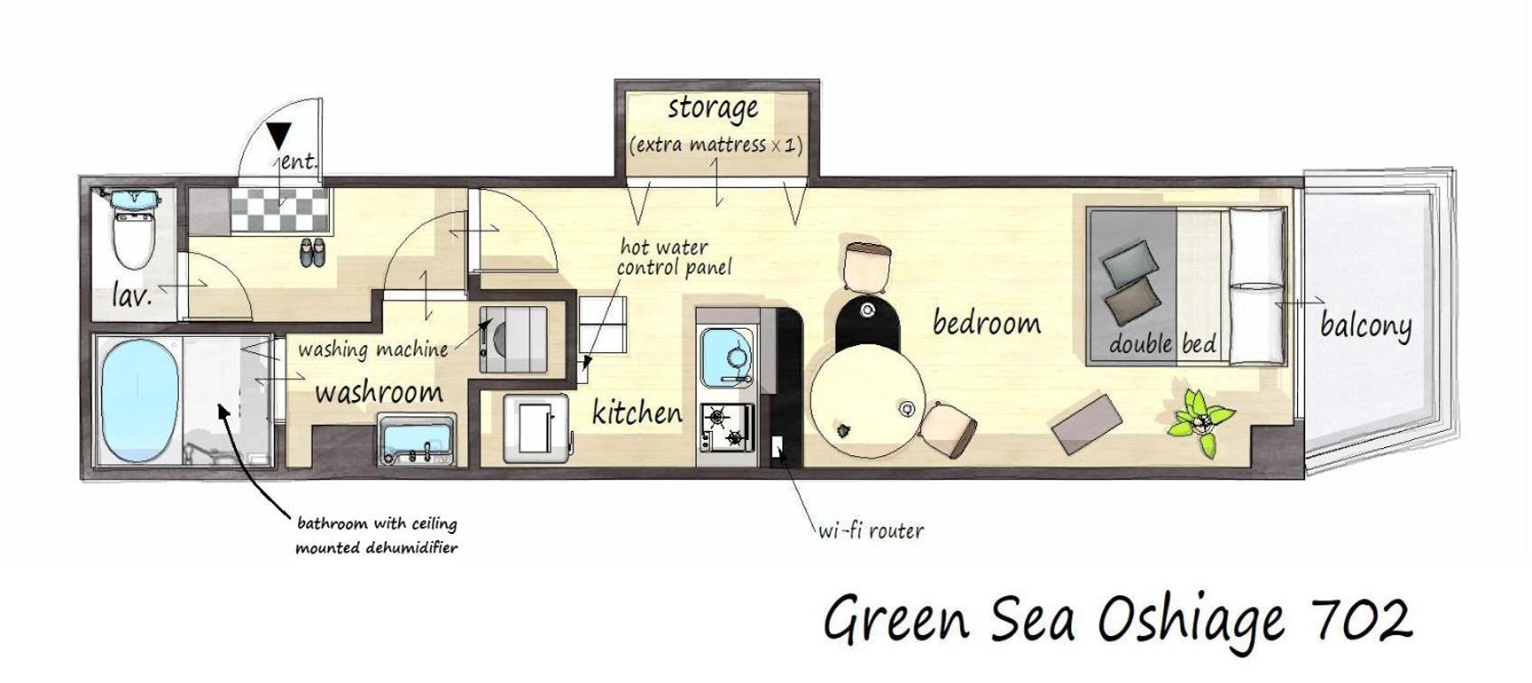 Sea Oshiage Apartment