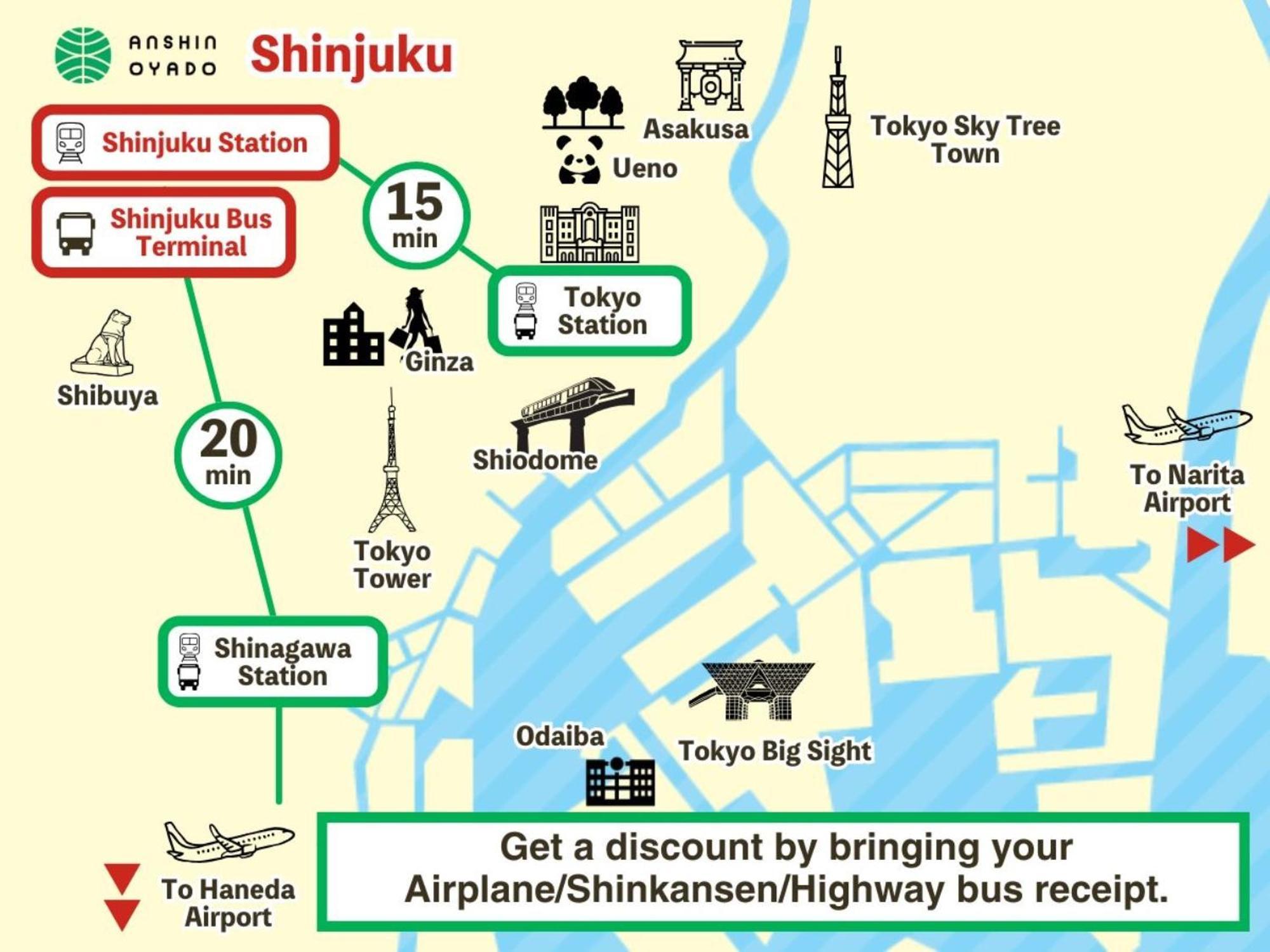 Anshin Oyado Shinjuku Ekimaeten *