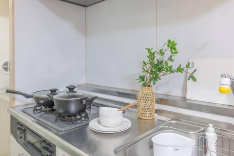 桜の川5 Asakusa 403 Skytree Bus 1 Min,free Wifi,cook,24 Convenience *