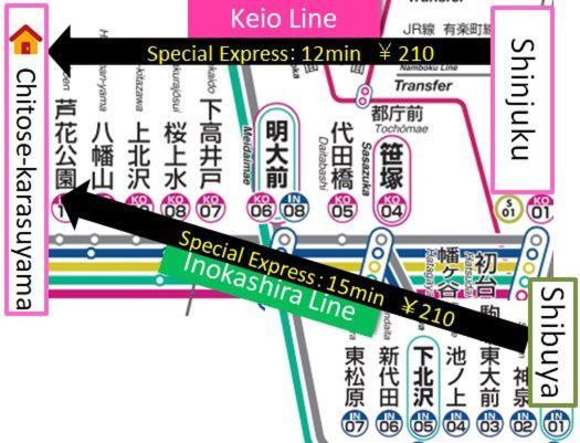 Apartment Shinjuku12min Shibuya15min Max10ppi Free-wifi