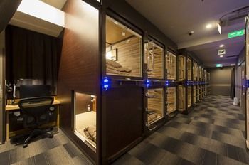 Capsule hotel Anshin Oyado Woman Ginza Shiodome Tokyo