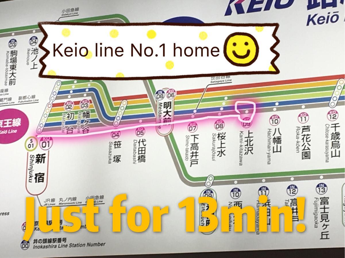 Apartment 世田谷 大晶家 Direct To Shinjuku For 13min 上北沢3分 近涉谷新宿 *