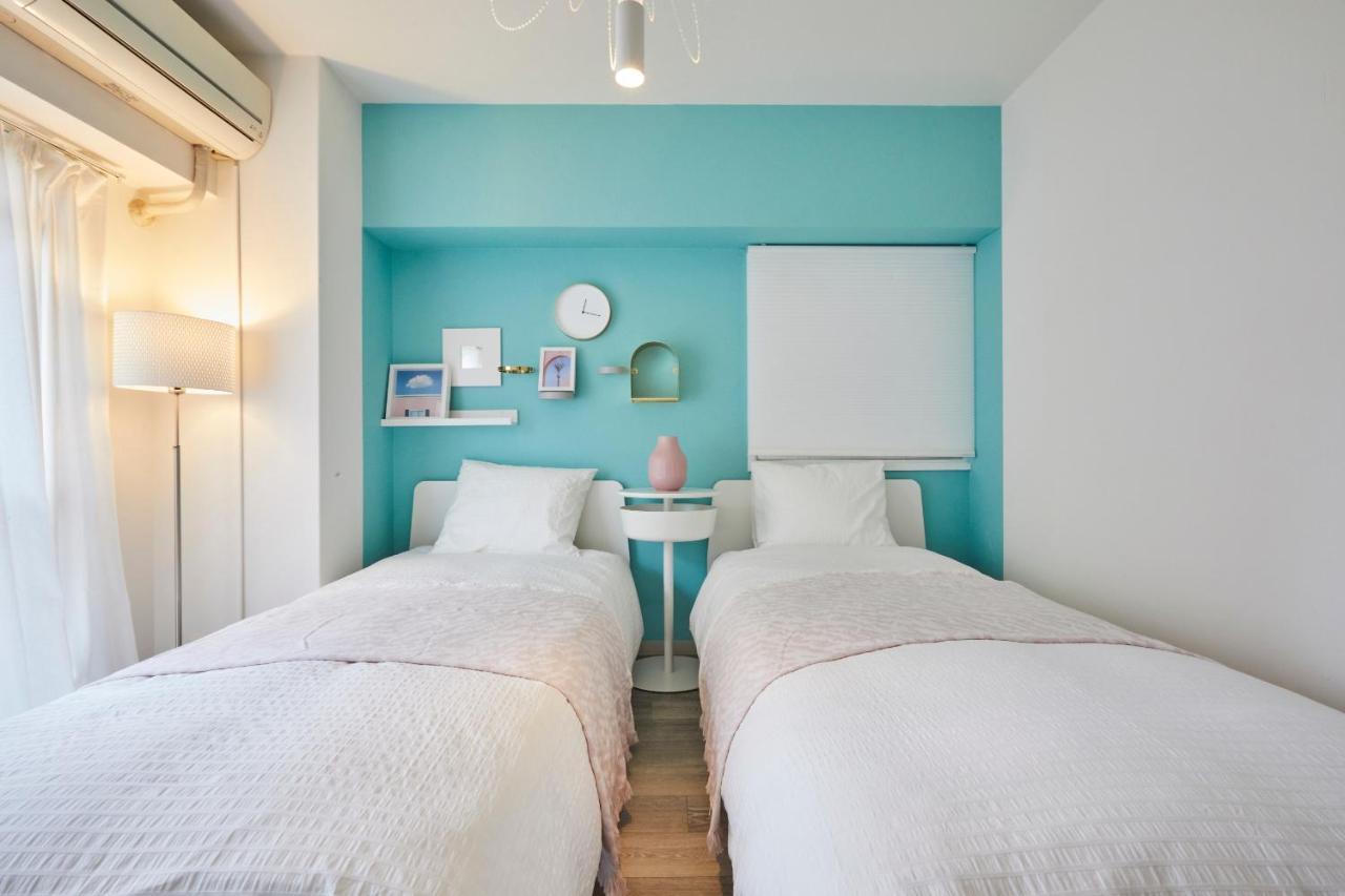 Designer's 2 Bedrooms Shin-okubo 5minutes Walk 蓝 Apartment *