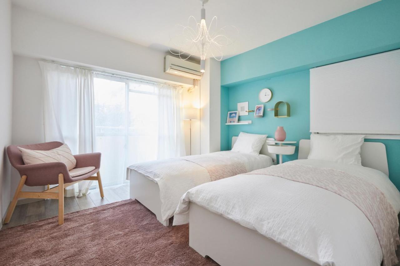 Designer's 2 Bedrooms Shin-okubo 5minutes Walk 蓝 Apartment Tokyo
