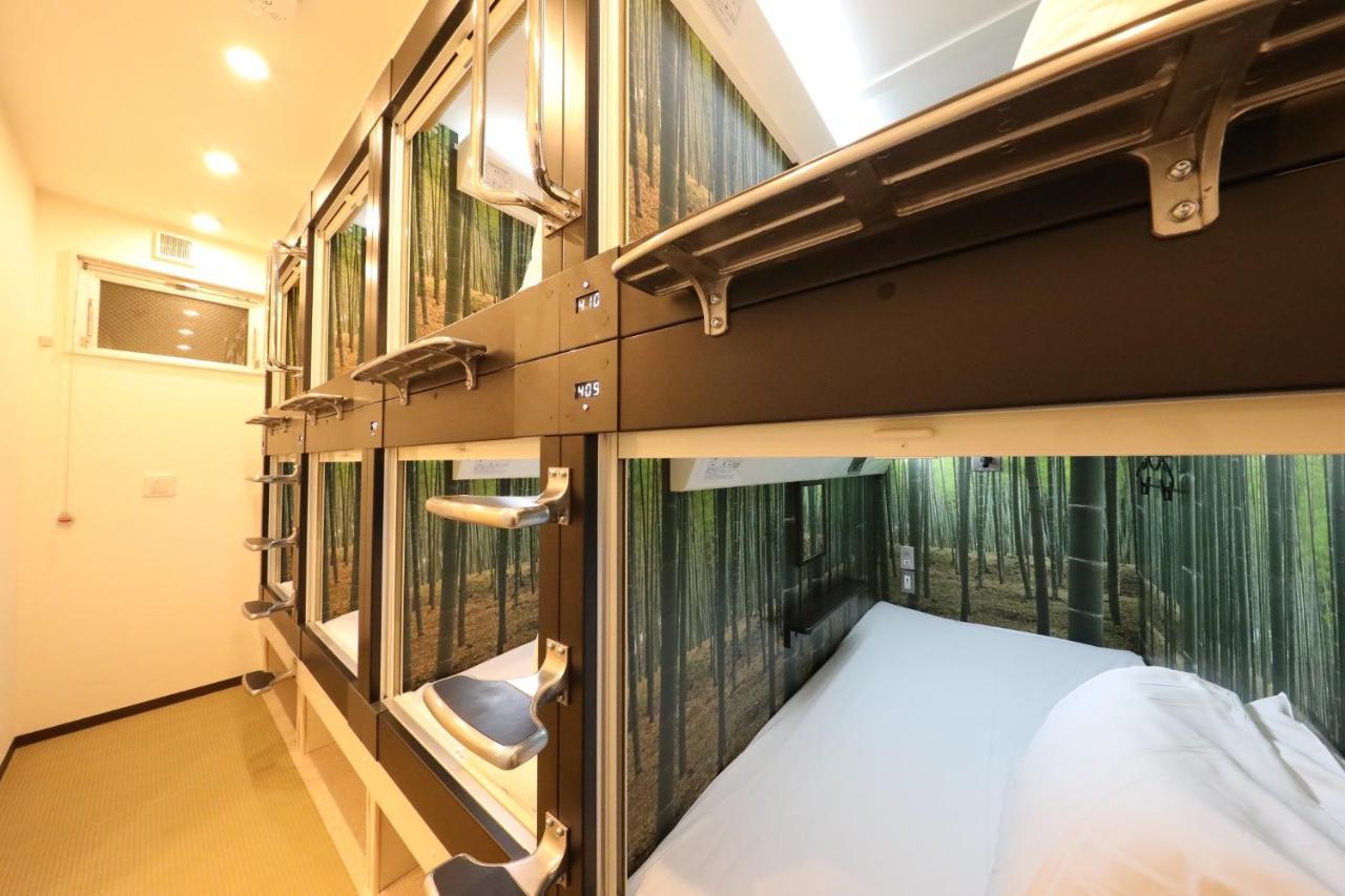 Shibuya Capsule Bamboo Capsule hotel Tokyo