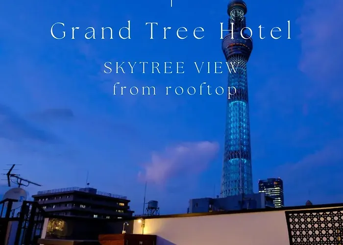 Grand Tree Hotel Skytree View Rooftop Asakusa Walk