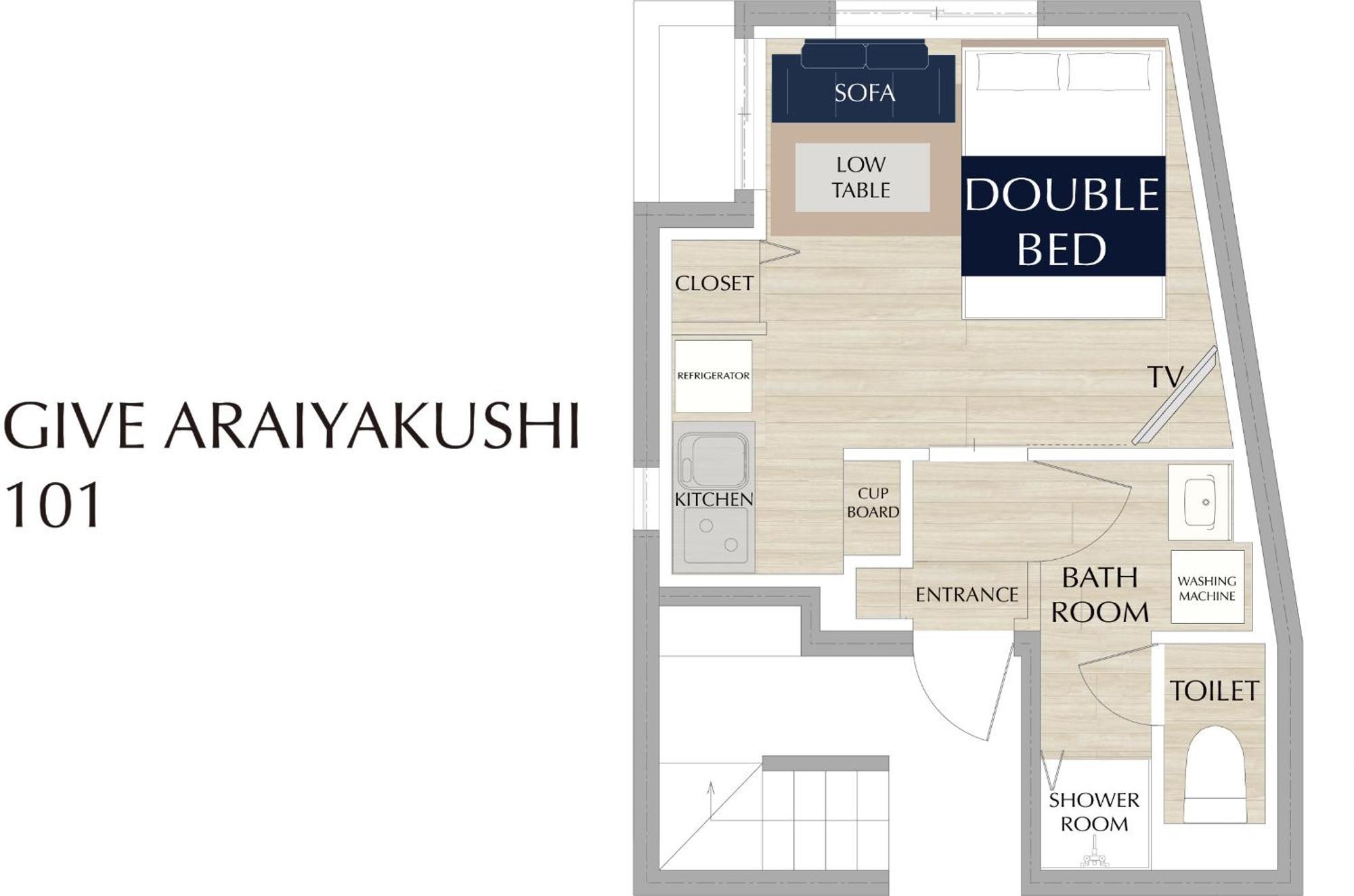 Give Araiyakushi Apartment *