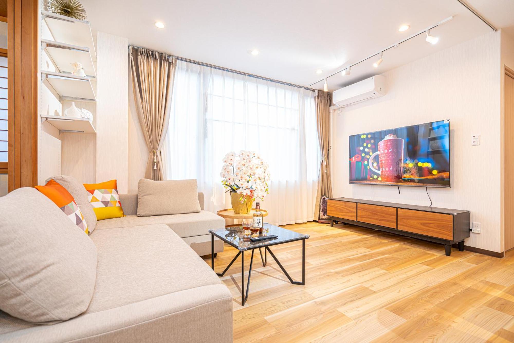 Asakusa,ginza,ueno,skytree,stn&conv 1min ,family Suite,45 Mins To Airport,kiyoka 清禾 Tokyo