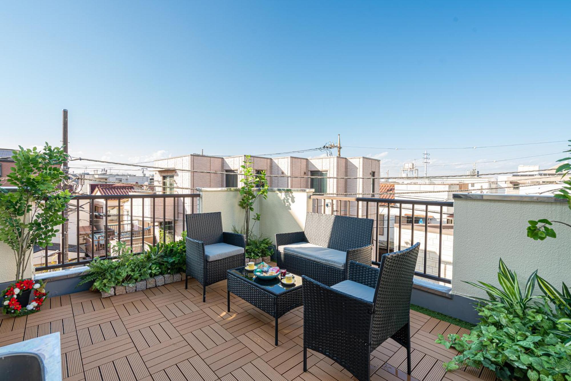 Asakusa,ginza,ueno,skytree,stn&conv 1min ,family Suite,45 Mins To Airport,kiyoka 清禾 Guest house Tokyo
