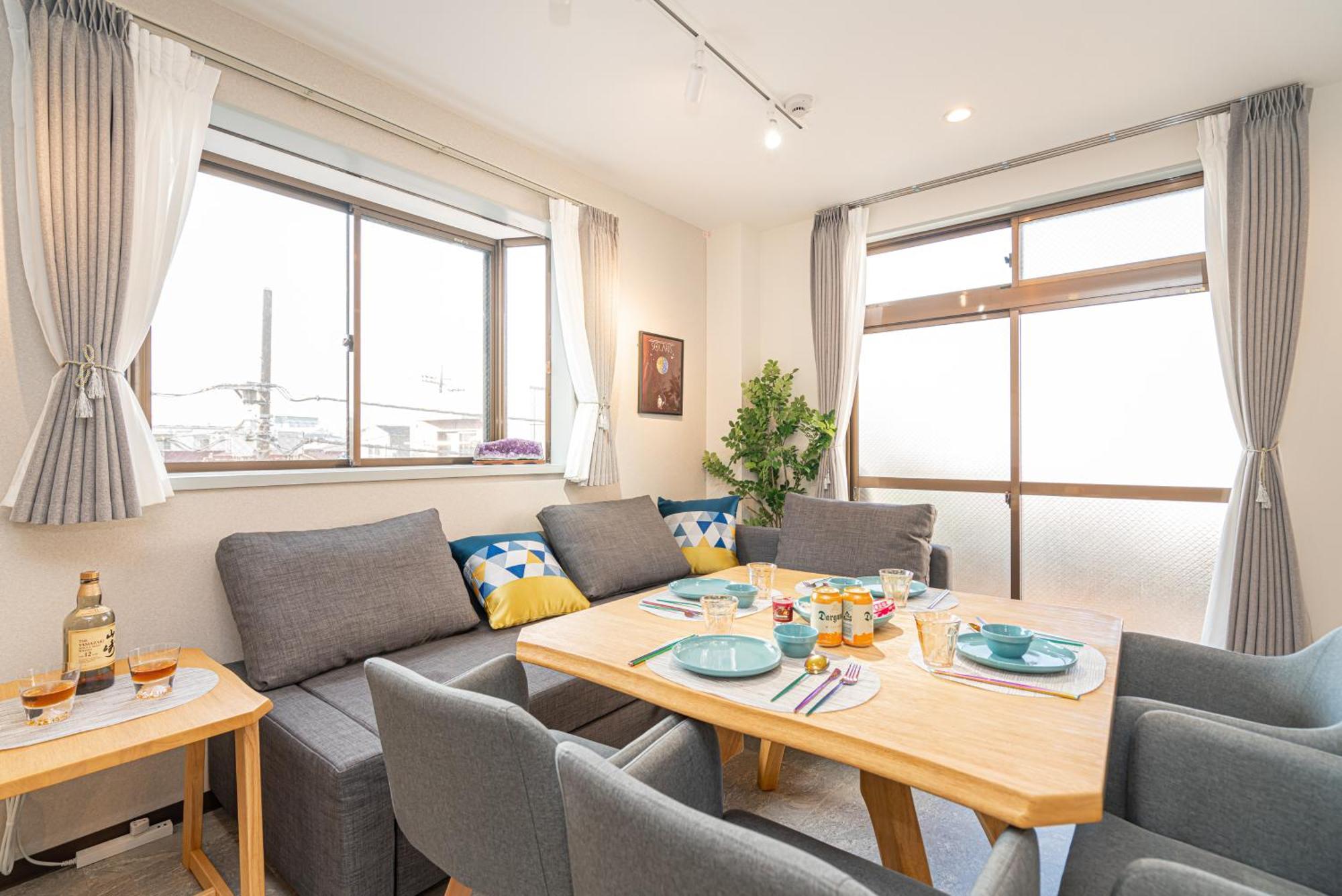Asakusa,ginza,ueno,skytree,stn&conv 1min ,family Suite,45 Mins To Airport,kiyoka 清禾 Guest house
