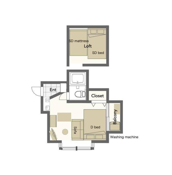 Apartment 弥生町1丁目202 Tokyo