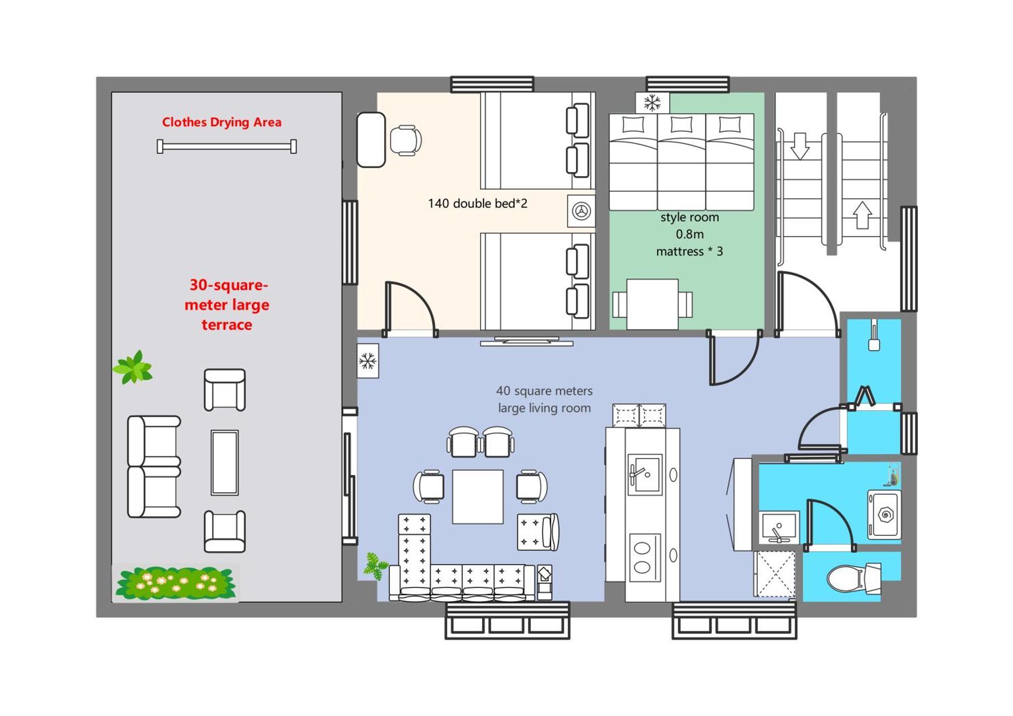 Guest house Asakusa,ginza,ueno,skytree,stn&conv 1min ,family Suite,45 Mins To Airport,kiyoka 清禾 Tokyo
