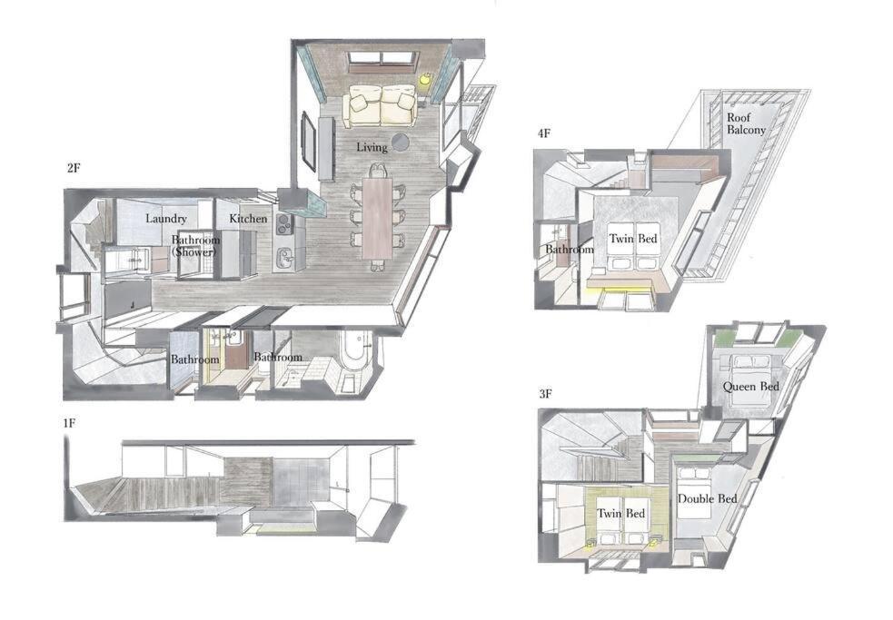 Newopen! - 2 Min Walk From Yoyogi-koen Station - 5 Min Train Ride From Shinjuku - 2 Showers - 123 M2, Private House In The City Centre! * Tokyo