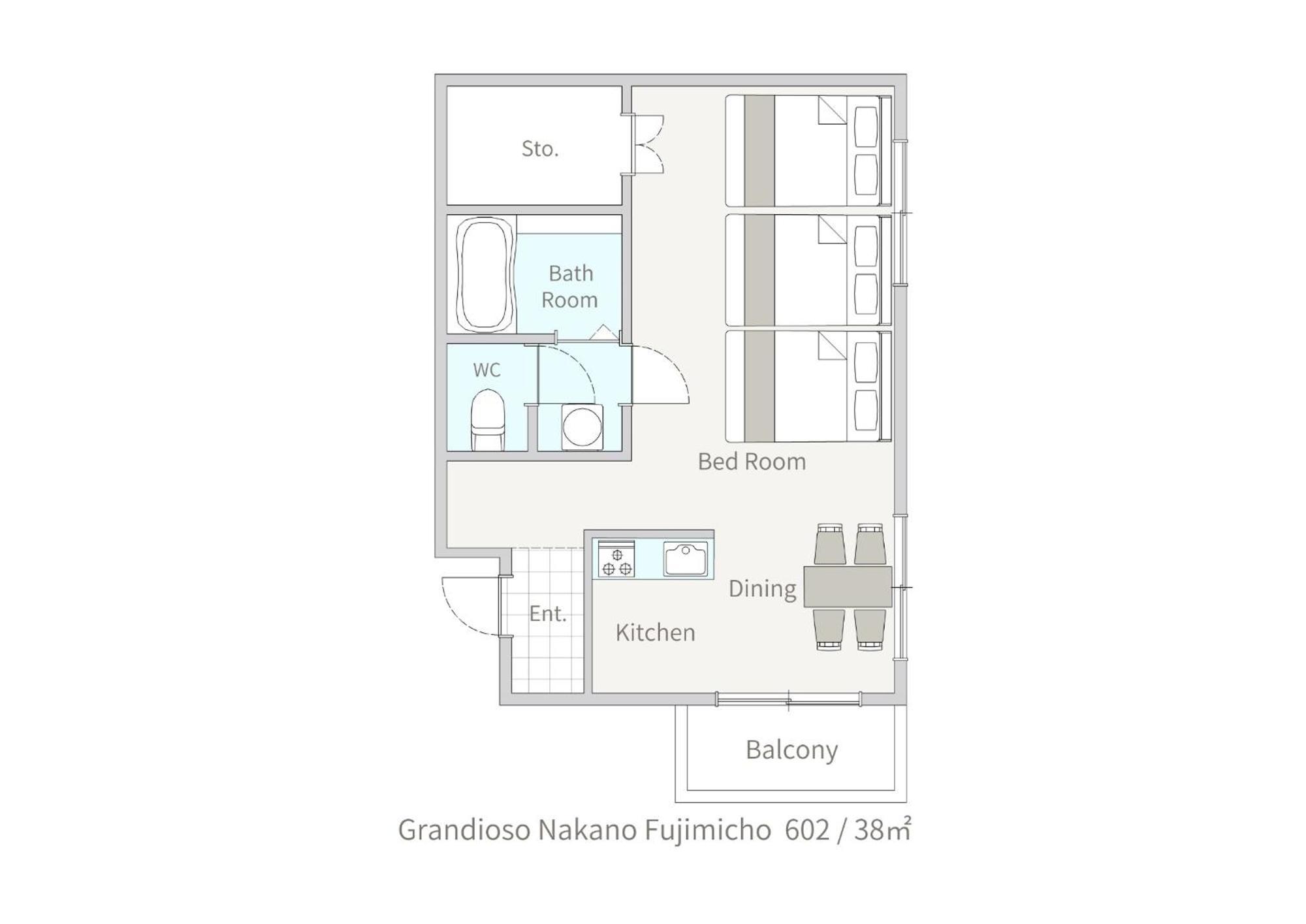 Apartment House Nakano Fujimicho - Vacation 65279v *